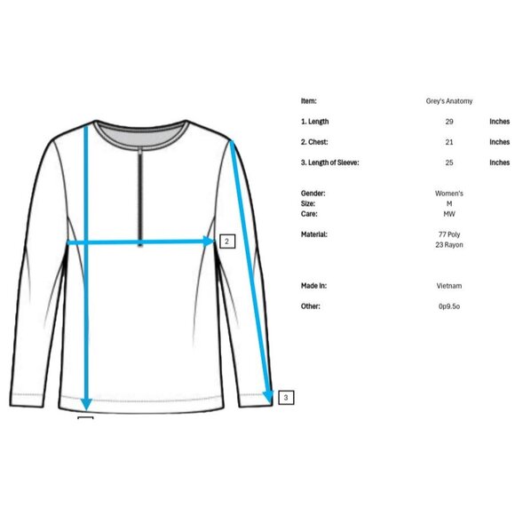 Greys Anatomy by Barco Black Womens M Scrubs Jacket Style 4430 Pockets Solid - Picture 9 of 9